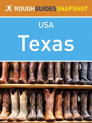 cover image of Texas (Rough Guides Snapshot USA)